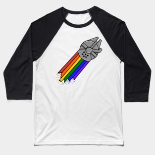 Rainbow starship Baseball T-Shirt